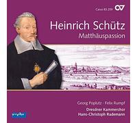 MATTHAUS-PASSION - POPLUTZ/RUMPF/RADEMANN/DRESDNE [CD]