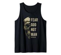 Matthew 10:2 Fear God Not Man - Christian Faith Bible Gospel Tank Top