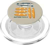 Matthew 14, Fish & Loaves Sermon on the Mount Faith Design PopSockets PopGrip for MagSafe