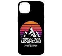 Matthew 17:20 - Faith Can Move Mountains Graphic Case for iPhone 14 Plus