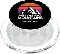 Matthew 17:20 - Faith Can Move Mountains Graphic PopSockets PopGrip for MagSafe