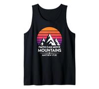 Matthew 17:20 - Faith Can Move Mountains Graphic Tank Top