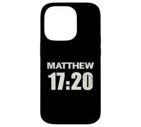 Matthew 17:20 Faith Can Move Mountains Verse Case for iPhone 14 Pro