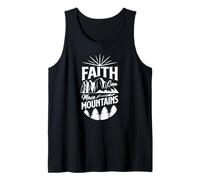 Matthew 17:20 Faith - Inspirational Christian Scripture Art Tank Top