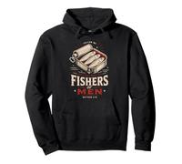 Matthew 4:19 Sardines Christian Discipleship Scripture Pullover Hoodie