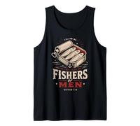 Matthew 4:19 Sardines Christian Discipleship Scripture Tank Top