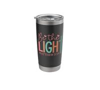 Matthew 5:14 Christian Bible Verse Be The Light Stainless Steel Insulated Tumbler