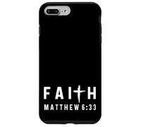 Matthew 6:33 6 33 Faith - God Jesus Christian Seek Kingdom Case for iPhone 7 Plus/8 Plus