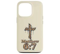 Matthew 6:7 Bible Verse Gods Words Case for iPhone 13 Pro