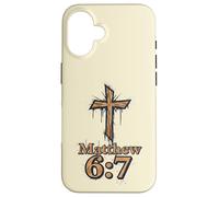 Matthew 6:7 Bible Verse Gods Words Case for iPhone 16