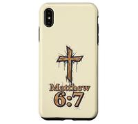 Matthew 6:7 Bible Verse Gods Words Case for iPhone XS Max