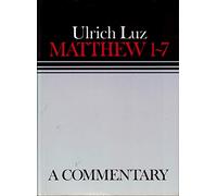Matthew: A Commentary