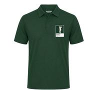 Matthew Baldwin Golf Icon Frame Men's Polo Shirt - Bottle Green / M