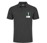 Matthew Baldwin Golf Icon Frame Men's Polo Shirt - Gray / 3XL