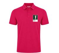 Matthew Baldwin Golf Icon Frame Men's Polo Shirt - Hot Pink / M