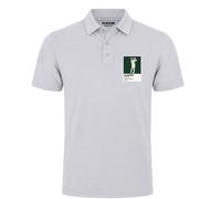 Matthew Baldwin Golf Icon Frame Men's Polo Shirt - Light Gray / S