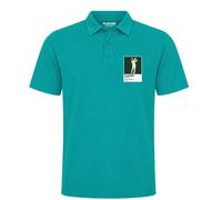 Matthew Baldwin Golf Icon Frame Men's Polo Shirt - Turquoise / XL