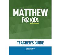 Matthew for Kids - Teacher's Guide (Black and White)