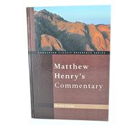 Matthew Henry's Commentary (Zondervan Classic Reference Series)