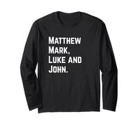Matthew Mark Luke and John Christian Names Long Sleeve T-Shirt