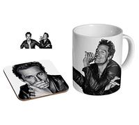 Matthew McConaughey BW Ceramic Coffee Mug + Coaster Gift Set …