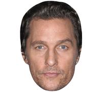Matthew McConaughey (Stubble) Big Head. Larger than life mask.