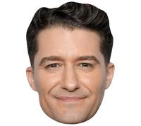 Matthew Morrison (Smile) Celebrity Mask, Flat Card Face, Fancy Dress Mask