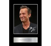 Matthew Perry Pre Printed Signature Signed Mounted Photo Display #1 Printed Autograph Picture 10x8 Inch Mount