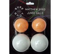 Matthew Syed Jumbo Table Tennis Balls - Pack of 4