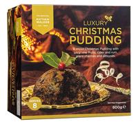 Matthew Walker Festive Luxury Christmas Pudding 800 g Pack of 1 - A Traditi