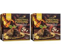 Matthew Walker Festive, Luxury Christmas Pudding 800 g (Pack of 2) - A Traditional Vegetarian Recipe Since 1899, Rich And Moist With Indulgent Flavour, Perfect For Family Gatherings And Gifting