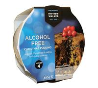 Matthew Walker Festive, Vegan Christmas Pudding 400 g (Pack of 1) - Alcohol Free Recipe With Rich Flavour - A Moist And Fruity Dessert Perfect For Family Meals And Festive Gatherings