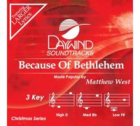 Matthew West - Because Of Bethlehem [Accompaniment/Performance Track]