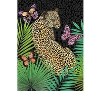 Matthew Williamson Forest Leopard Blank Greeting Card with Envelope
