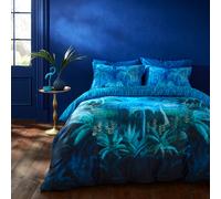 Matthew Williamson Midnight Palms 200 Thread Count Cotton Sateen Duvet Cover Set - Double