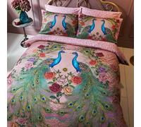 Matthew Williamson Xanadu Peacock 200 Thread Count Cotton Sateen Duvet Cover Set - Super King