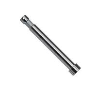Matthews 6" Baby Pin with Collar - Chrome-Plated Steel 5/8" Mounting Pin with Safety Hole & Knurled End - Ideal for C-Stands, Grip Heads & Boom Setups - Secure Mount for Lights & Accessories