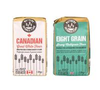 Matthews Canadian Bread Flour 1.5Kg and Matthews Eight Grain Flour 1.5Kg - High Protein Canadian Bread Flour for Light, and Eight Grain Blend for Nutritious Multigrain Breads, Perfect for Artisanal