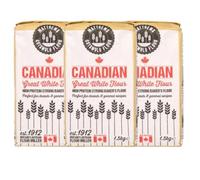 Matthews Canadian Bread Flour 3X1.5kg - Strong White Flour 14% for Artisan Baking, Sourdough, Bread Makers, Focaccia, Baguettes & Homemade Recipes (NP)