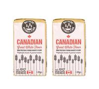 Matthews Cotswold 100% Canadian Great White Bread Flour 2X1.5Kg - Strong Bread flour for Sourdough, White Bread (NP)