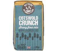 Matthews Cotswold Crunch Flour 1.5kg - Strong Flour Mix for Bread & Rolls with Malt Flakes - For Handmade Bread & Bread Machines - Creates a Crunchy, Malty Loaf