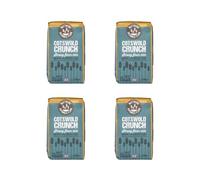 Matthews Cotswold Crunch Flour 4X1.5kg - Bread Flour with Malted Wheat Flakes - Nutty Flavour & Malty Aroma (NP)