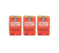 Matthews Cotswold Pizza Flour 3X1.5Kg- Strong White Flour for Authentic Italian Pizza Dough (NP)