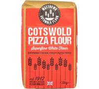 Matthews Cotswold Premium Pizza Flour | Fine White Flour | Blend of UK Hard Wheat | Specialty | Artisanal | Milled In Britain (1.5kg Bag (Single Bag))