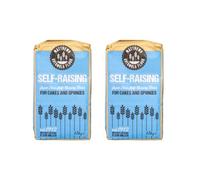 Matthews Cotswold Self Raising Flour - Extra White Self-Raising Flour from 100% British Wheat - Ideal for Cakes, Scones, Muffins, Cupcakes, Pancakes, Biscuits and Light Sponges (2X1.5KG)