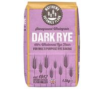 Matthews Cotswold Stoneground Wholegrain Dark Rye Flour | 100% Pumpernickel Flour | Specialty | Artisanal | Milled in Britain (1.5kg Bag (Pack of 5))