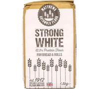 Matthews Cotswold Strong White Flour | Premium 12.5% High Protein British Wheat Flour | Specialty | Artisanal | Milled in Britain | 1.5kg Bag (Single Bag)