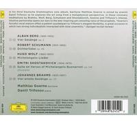 Matthias Goerne Daniil Trifonov - Lieder (Berg, Schumann, Wolf, Shostakovich, Brahms)