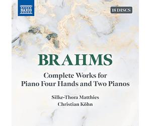 Matthies/Kohn - Johannes Brahms: Complete Works for Piano Four Hands and Two Pianos Boxed Set)