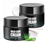 Mattifying Bald Head Cream,Bald Head Moisturiser for Men,Non Greasy Scalp Treatment with Fast Absorb,Scalp Moisturiser,Shaving Cream for Women,Dry Scalp Treatments,Daily Moisturizing Care (50g, 2PC)